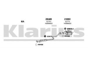 KLARIUS 820059E išmetimo sistema
