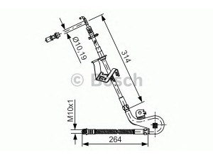 BOSCH 1 987 481 427 stabdžių žarnelė 
 Stabdžių sistema -> Stabdžių žarnelės
4806 J3, 4806 J3