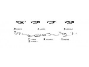 VENEPORTE 770077 išmetimo sistema 
 Išmetimo sistema -> Išmetimo sistema, visa