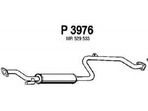 FENNO P3976 vidurinis duslintuvas 
 Išmetimo sistema -> Duslintuvas
MR529533