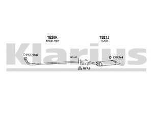 KLARIUS 870063U išmetimo sistema 
 Išmetimo sistema -> Išmetimo sistema, visa