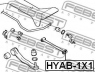 FEBEST HYAB-1X1 valdymo svirties/išilginių svirčių įvorė
55254-38000