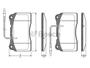 BOSCH 0 986 TB2 771 stabdžių trinkelių rinkinys, diskinis stabdys 
 Techninės priežiūros dalys -> Papildomas remontas
4252 55, 9404252548, 9404252548