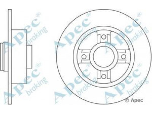 APEC braking DSK2235 stabdžių diskas 
 Dviratė transporto priemonės -> Stabdžių sistema -> Stabdžių diskai / priedai
7701207823, 8200645712