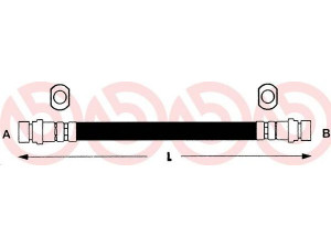 BREMBO T 83 015 stabdžių žarnelė 
 Stabdžių sistema -> Stabdžių žarnelės
9094702780, 1987476205, BFH5440
