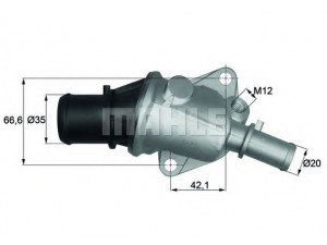 MAHLE ORIGINAL TI 105 88 termostatas, aušinimo skystis 
 Aušinimo sistema -> Termostatas/tarpiklis -> Thermostat
46417962