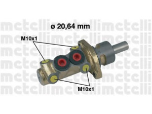 METELLI 05-0205 pagrindinis cilindras, stabdžiai 
 Stabdžių sistema -> Pagrindinis stabdžių cilindras
322 611 019, 811 611 019Q, 322 611 019