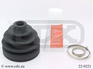 CDX 22-9221 gofruotoji membrana, kardaninis velenas 
 Ratų pavara -> Gofruotoji membrana
392410F000