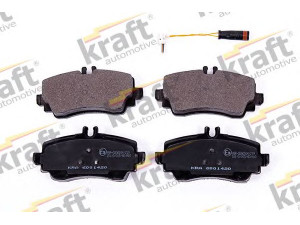 KRAFT AUTOMOTIVE 6001420 stabdžių trinkelių rinkinys, diskinis stabdys 
 Techninės priežiūros dalys -> Papildomas remontas
414 420 02 20