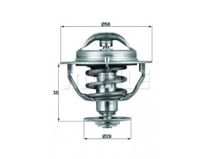 MAHLE ORIGINAL TX 73 82D termostatas, aušinimo skystis 
 Aušinimo sistema -> Termostatas/tarpiklis -> Thermostat
11537791072, 1338G3, 1338G3, 90916-03092