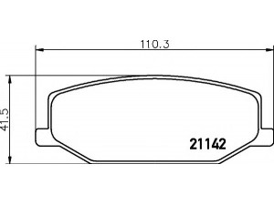 HELLA 8DB 355 006-161 stabdžių trinkelių rinkinys, diskinis stabdys 
 Techninės priežiūros dalys -> Papildomas remontas
5511070A00, 5511070A00000, 5511080000