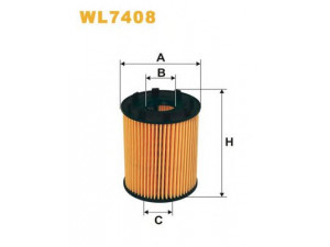 WIX FILTERS WL7408 alyvos filtras 
 Filtrai -> Alyvos filtras
71765460, 73500049, 1565248, 5650342