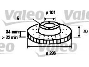VALEO 186284 stabdžių diskas 
 Stabdžių sistema -> Diskinis stabdys -> Stabdžių diskas
FTC902, LR017952