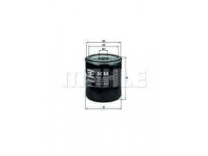 KNECHT OC 84 alyvos filtras 
 Techninės priežiūros dalys -> Techninės priežiūros intervalai
11421256850, 11421278059, 11429057382