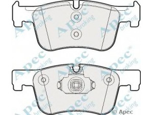 APEC braking PAD1875 stabdžių trinkelių rinkinys, diskinis stabdys 
 Techninės priežiūros dalys -> Papildomas remontas
34116850568