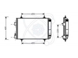 ELECTRO AUTO 30C0055 kondensatorius, oro kondicionierius 
 Oro kondicionavimas -> Kondensatorius
1489398080, 6455AP, 1489398080