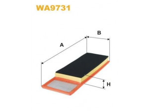 WIX FILTERS WA9731 oro filtras 
 Techninės priežiūros dalys -> Techninės priežiūros intervalai
1606498480, 51897086, 1606498480
