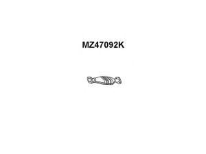 VENEPORTE MZ47092K katalizatoriaus keitiklis 
 Išmetimo sistema -> Katalizatoriaus keitiklis
B6EW20600