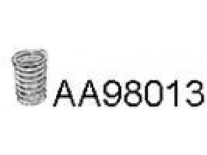 VENEPORTE AA98013 spyruoklė, išmetimo vamzdis 
 Išmetimo sistema -> Surinkimo dalys -> Atskiros surinkimo dalys -> Spyruoklė
115608100, 6U0253353, 843253353