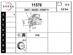EAI 11576 starteris