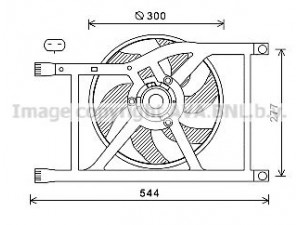 AVA QUALITY COOLING FD7564 ventiliatorius, radiatoriaus 
 Aušinimo sistema -> Oro aušinimas
1560577, 9S518C607AA