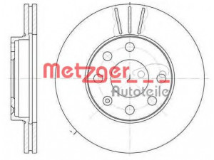 METZGER 6061.10 stabdžių diskas 
 Dviratė transporto priemonės -> Stabdžių sistema -> Stabdžių diskai / priedai
0569031, 0569054, 5 69 031, 5 69 054