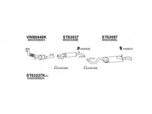 VENEPORTE 800192 išmetimo sistema 
 Išmetimo sistema -> Išmetimo sistema, visa