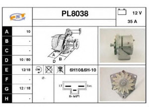 SNRA PL8038 kintamosios srovės generatorius
0031543902