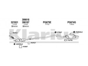KLARIUS 630904U išmetimo sistema 
 Išmetimo sistema -> Išmetimo sistema, visa