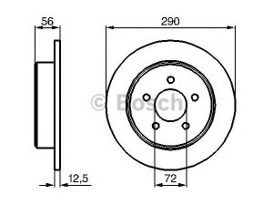 BOSCH 0 986 479 102 stabdžių diskas 
 Dviratė transporto priemonės -> Stabdžių sistema -> Stabdžių diskai / priedai
04721 023, 04721023AE, 04721023AF