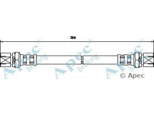 APEC braking HOS3012 stabdžių žarnelė 
 Stabdžių sistema -> Stabdžių žarnelės
90445758, 562094, 562346, 4565719