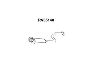 VENEPORTE RV05140 priekinis duslintuvas 
 Išmetimo sistema -> Duslintuvas
GEX33754, WCE105280, GEX33754, WCE105280