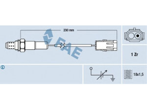 FAE 77103 lambda jutiklis 
 Variklis -> Variklio elektra
77 00 861 016