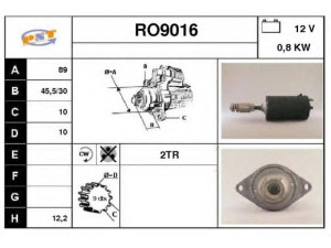 SNRA RO9016 starteris