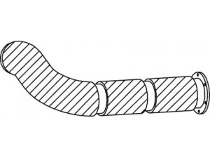 DINEX 54217 išleidimo kolektorius 
 Išmetimo sistema -> Išmetimo vamzdžiai
632.490.0410, 632.490.0410