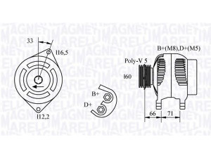 MAGNETI MARELLI 063321328010 kintamosios srovės generatorius 
 Elektros įranga -> Kint. sr. generatorius/dalys -> Kintamosios srovės generatorius
46428734