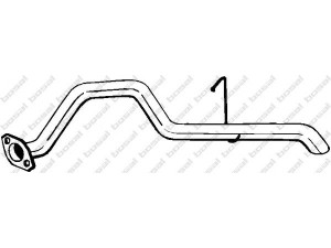 BOSAL 789-003 išleidimo kolektorius 
 Išmetimo sistema -> Išmetimo vamzdžiai
17430-97409