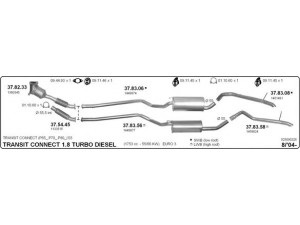 IMASAF 525000326 išmetimo sistema 
 Išmetimo sistema -> Išmetimo sistema, visa