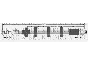 BORG & BECK BBH6684 stabdžių žarnelė 
 Stabdžių sistema -> Stabdžių žarnelės
480679, 480679, 4806.79