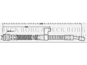 BORG & BECK BBH7013 stabdžių žarnelė 
 Stabdžių sistema -> Stabdžių žarnelės
58732-1A000, 587321A000, 5873225000