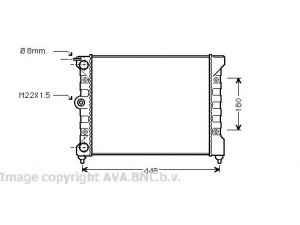 AVA QUALITY COOLING VW2038 radiatorius, variklio aušinimas 
 Aušinimo sistema -> Radiatorius/alyvos aušintuvas -> Radiatorius/dalys
867121253D, 867121253E, 867121253F