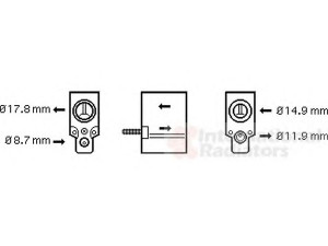 VAN WEZEL 43001333 išsiplėtimo vožtuvas, oro kondicionavimas 
 Oro kondicionavimas -> Vožtuvai
7701046080