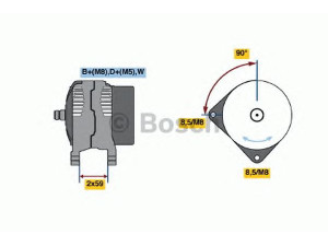 BOSCH 0 123 320 048 kintamosios srovės generatorius 
 Elektros įranga -> Kint. sr. generatorius/dalys -> Kintamosios srovės generatorius
028 903 018 F, 028 903 018 F, 028 903 018 FX