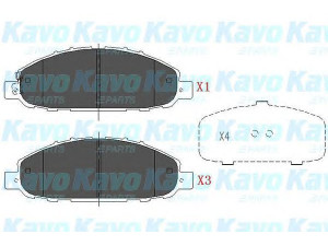 KAVO PARTS KBP-6583 stabdžių trinkelių rinkinys, diskinis stabdys
41060VW085, 41060VX285, 5861422320