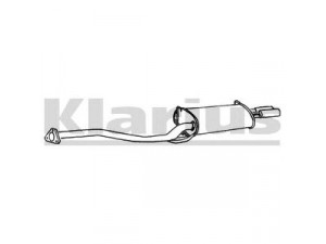KLARIUS 250146 galinis duslintuvas 
 Išmetimo sistema -> Duslintuvas
18307SD4305, 18307SD4A53, 18307SD4B02