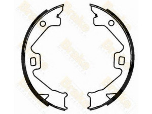 Brake ENGINEERING SH2595 stabdžių trinkelių komplektas, stovėjimo stabdis 
 Stabdžių sistema -> Rankinis stabdys
SFS100190, GBS90838AF