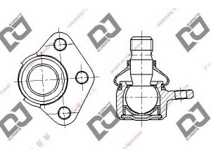 DJ PARTS DB1265 atramos/vairo trauklė 
 Ašies montavimas/vairavimo mechanizmas/ratai -> Sujungimai -> Atramos/vairo trauklė
171-407-365F, 171-407-365G, 171407365