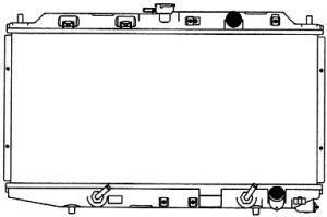 SAKURA  Automotive 2072-1002 radiatorius, variklio aušinimas