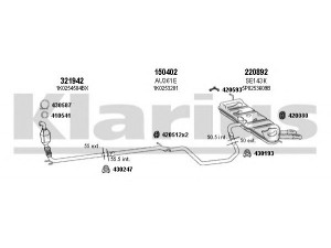 KLARIUS 790335E išmetimo sistema