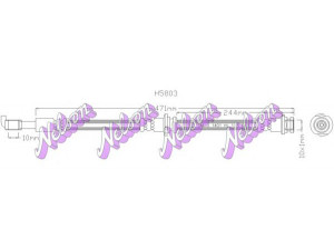 Brovex-Nelson H5803 stabdžių žarnelė 
 Stabdžių sistema -> Stabdžių žarnelės
462108H515, 462108H51B, 462118H510